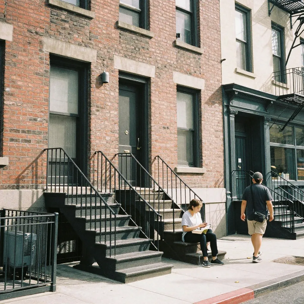 Facade fire escape documentation